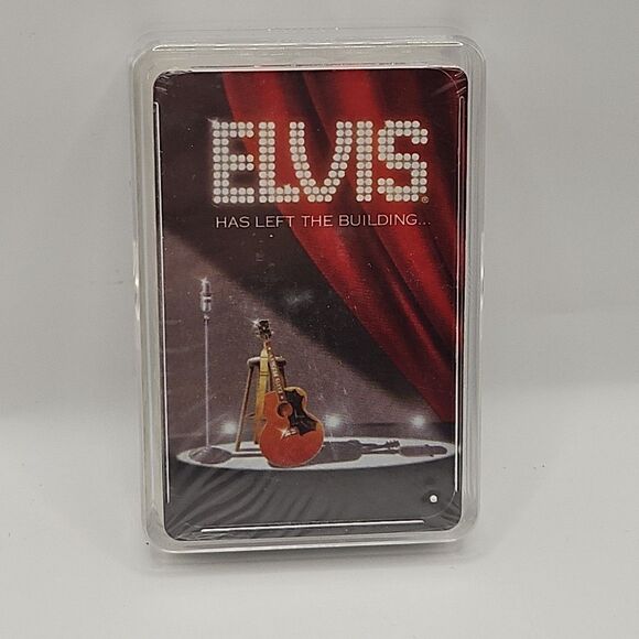 Elvis Presley Playing Cards ElvIs Has Left The The Building - Sealed - Picture 1 of 8